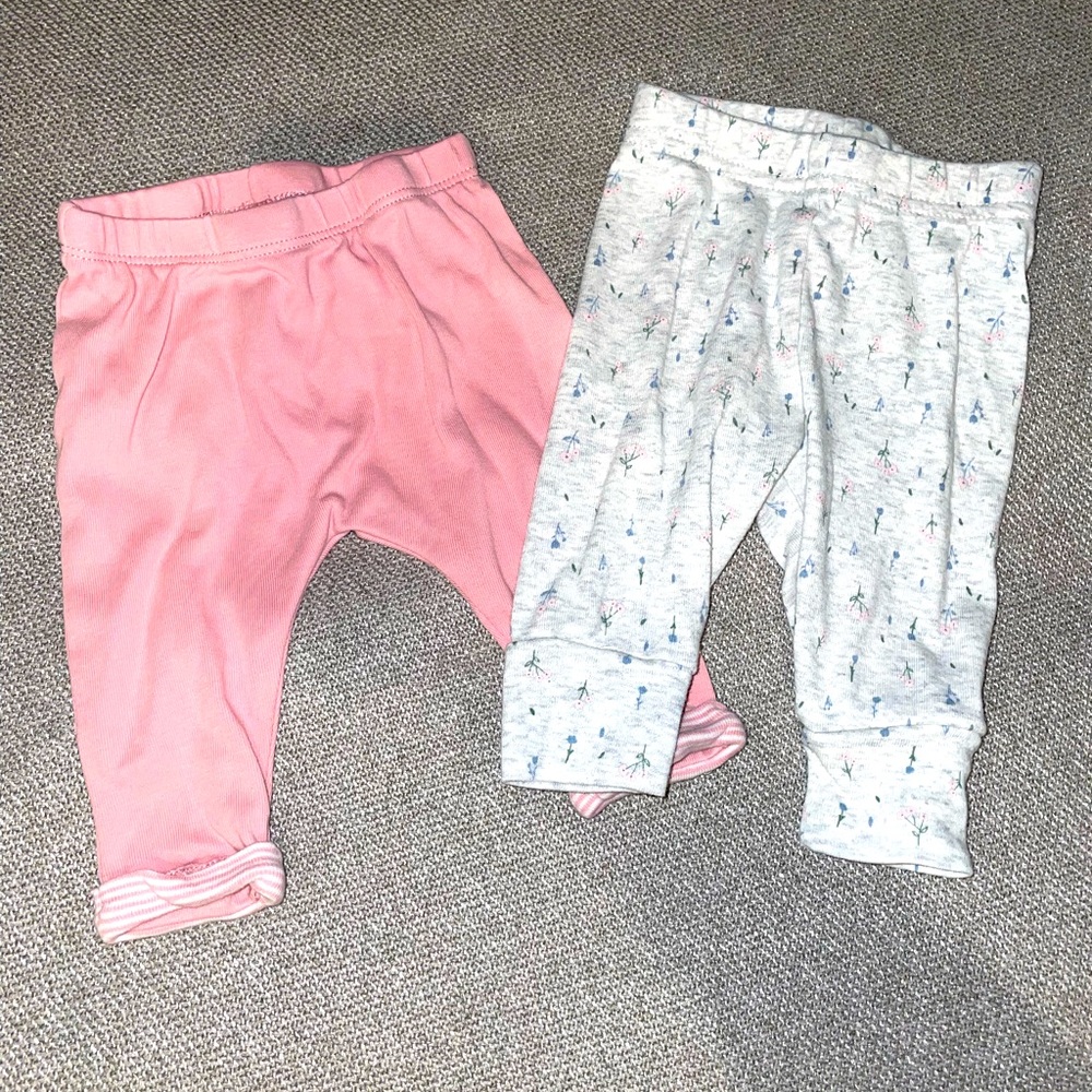 2-Pack Baby’s Pants. 3 Months.